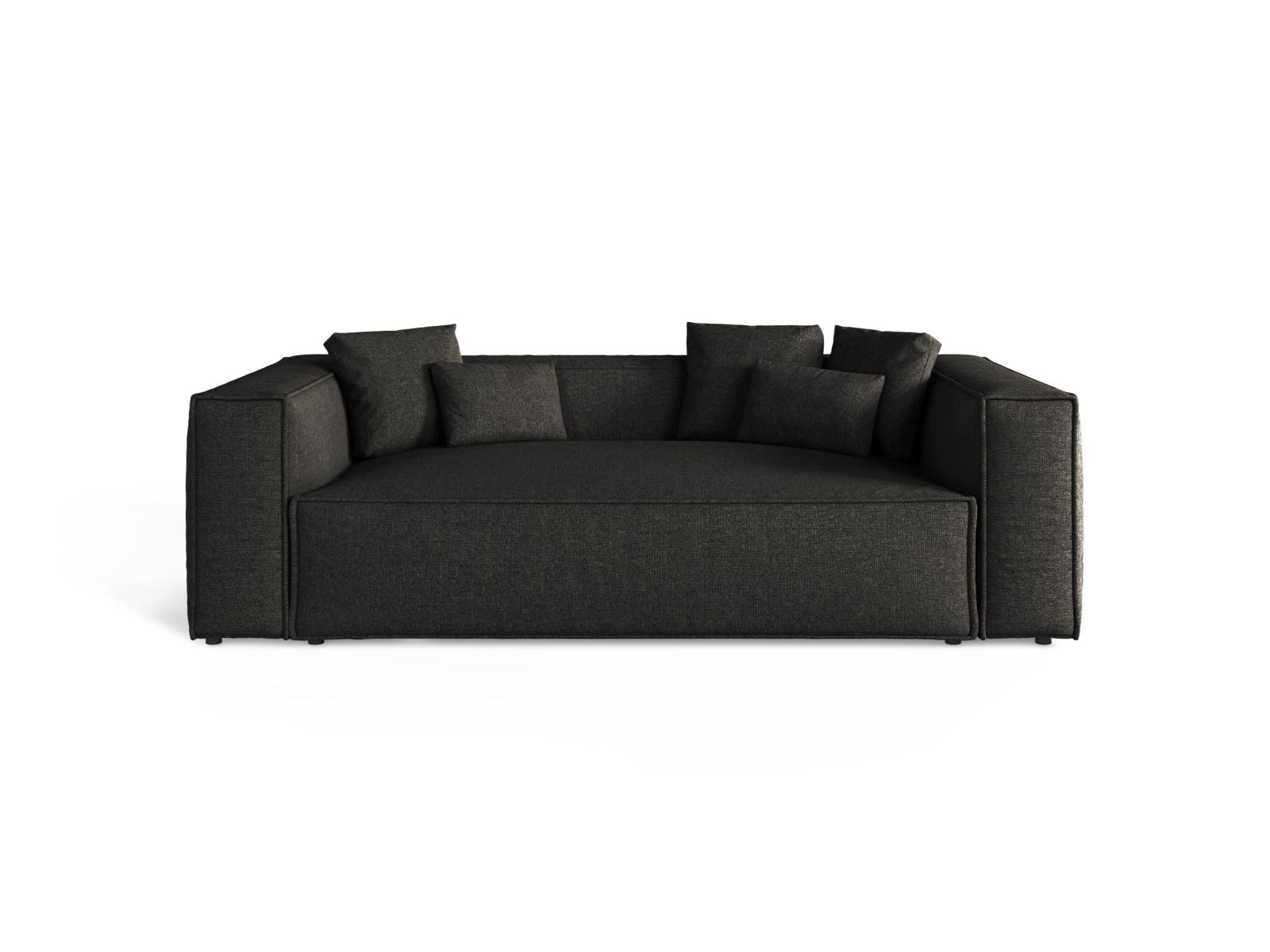 3-Sitzer Sofa Aveiro in Anthracite-Eden präsentiert im Onlineshop von KAQTU Design AG. 3er Sofa ist von Cosmopolitan Design