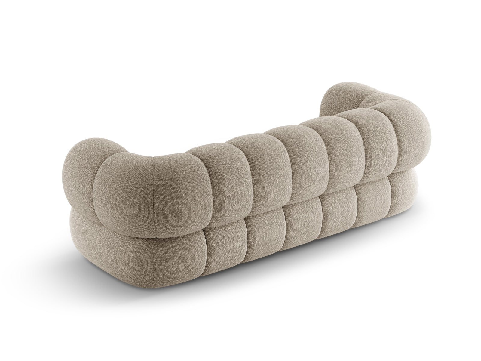 Elegantes Koge 3-Sitzer Sofa in sanftem Dunkelbeige, ideal für stilvolle Wohnräume und entspannte Stunden von Cosmopolitan Design.