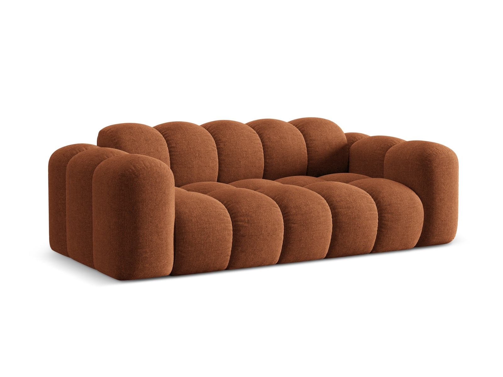 Elegantes 3-Sitzer Sofa Treno in Brick-Eden, stilvoll und modern, ideal für jedes Wohnzimmer, erhältlich bei KAQTU Design AG.