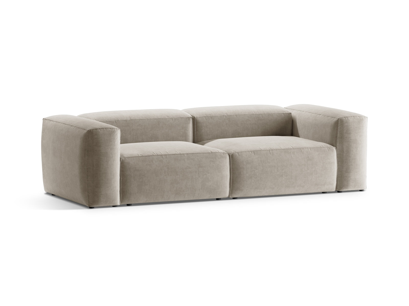 Bergamo Modular Sofa 3 Sitzer in Beige-Liberty präsentiert im Onlineshop von KAQTU Design AG. 3er Sofa ist von Cosmopolitan Design