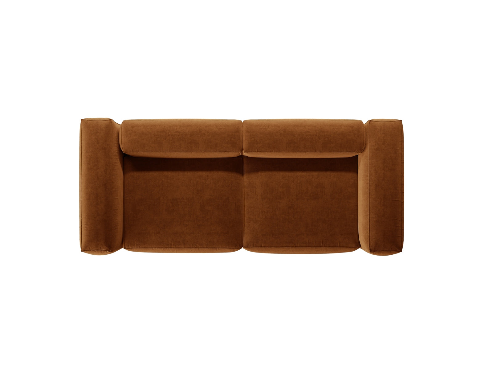 Bergamo Modular Sofa 3 Sitzer in Brick-Liberty präsentiert im Onlineshop von KAQTU Design AG. 3er Sofa ist von Cosmopolitan Design