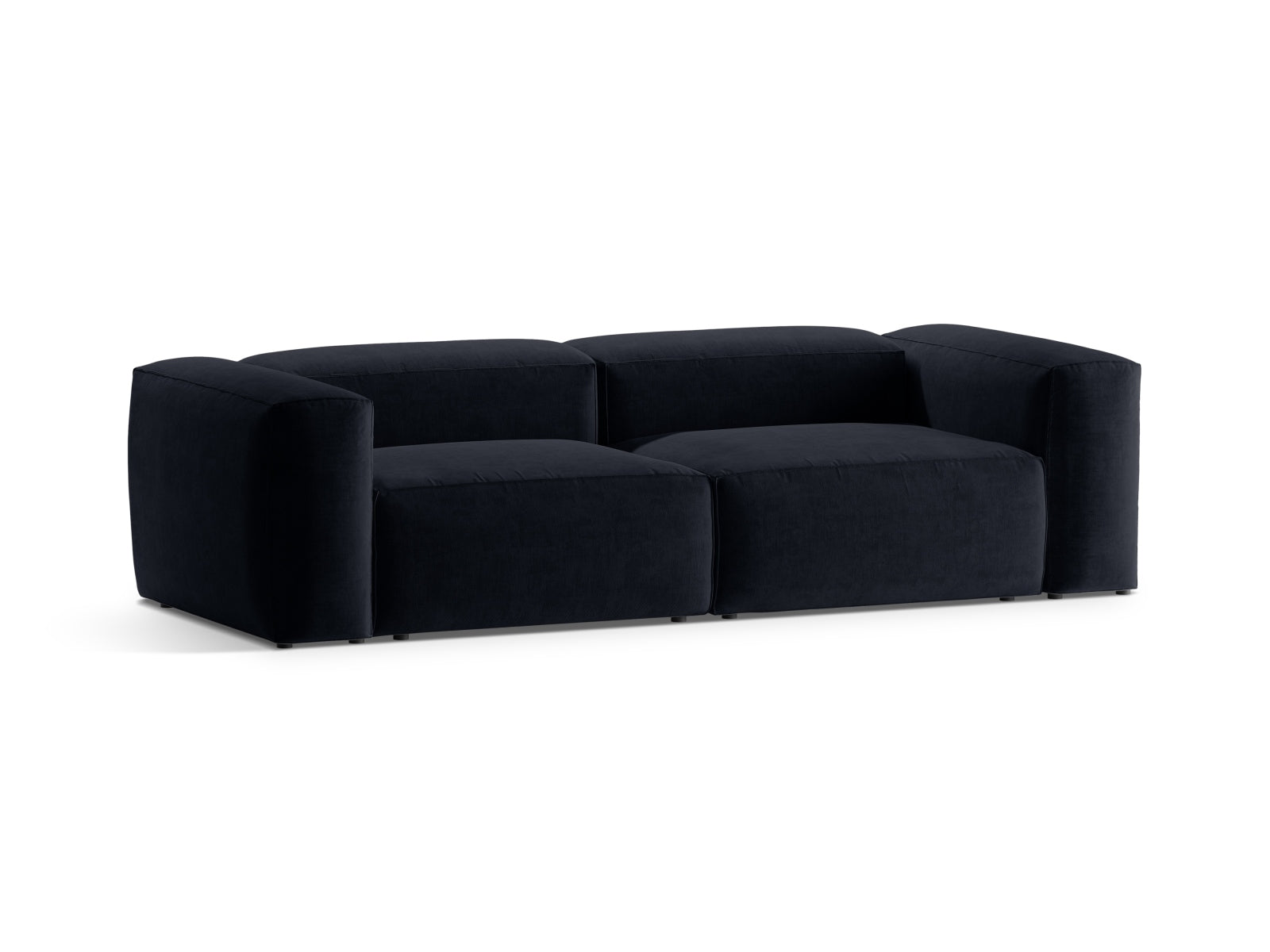 Bergamo Modular Sofa 3 Sitzer in Navy Blue-Liberty präsentiert im Onlineshop von KAQTU Design AG. 3er Sofa ist von Cosmopolitan Design