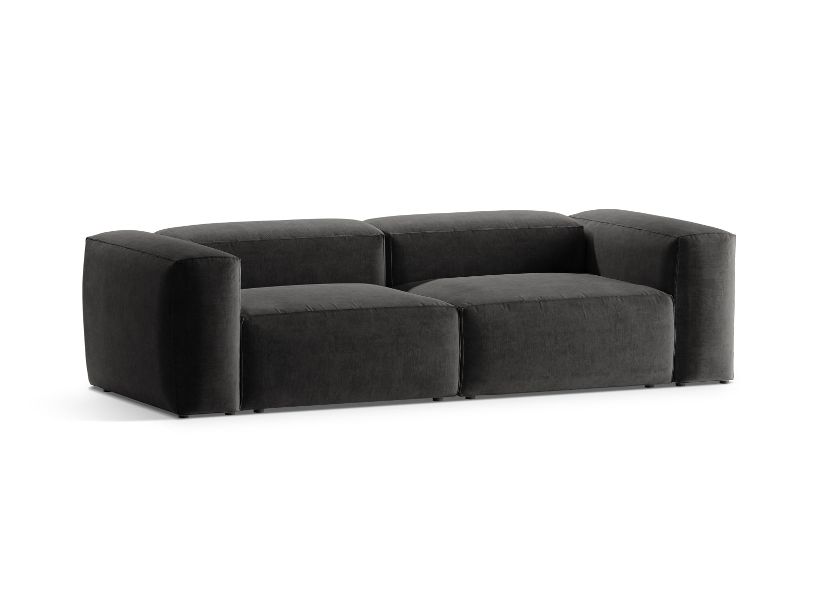 Bergamo Modular Sofa 3 Sitzer in Graphite-Liberty präsentiert im Onlineshop von KAQTU Design AG. 3er Sofa ist von Cosmopolitan Design