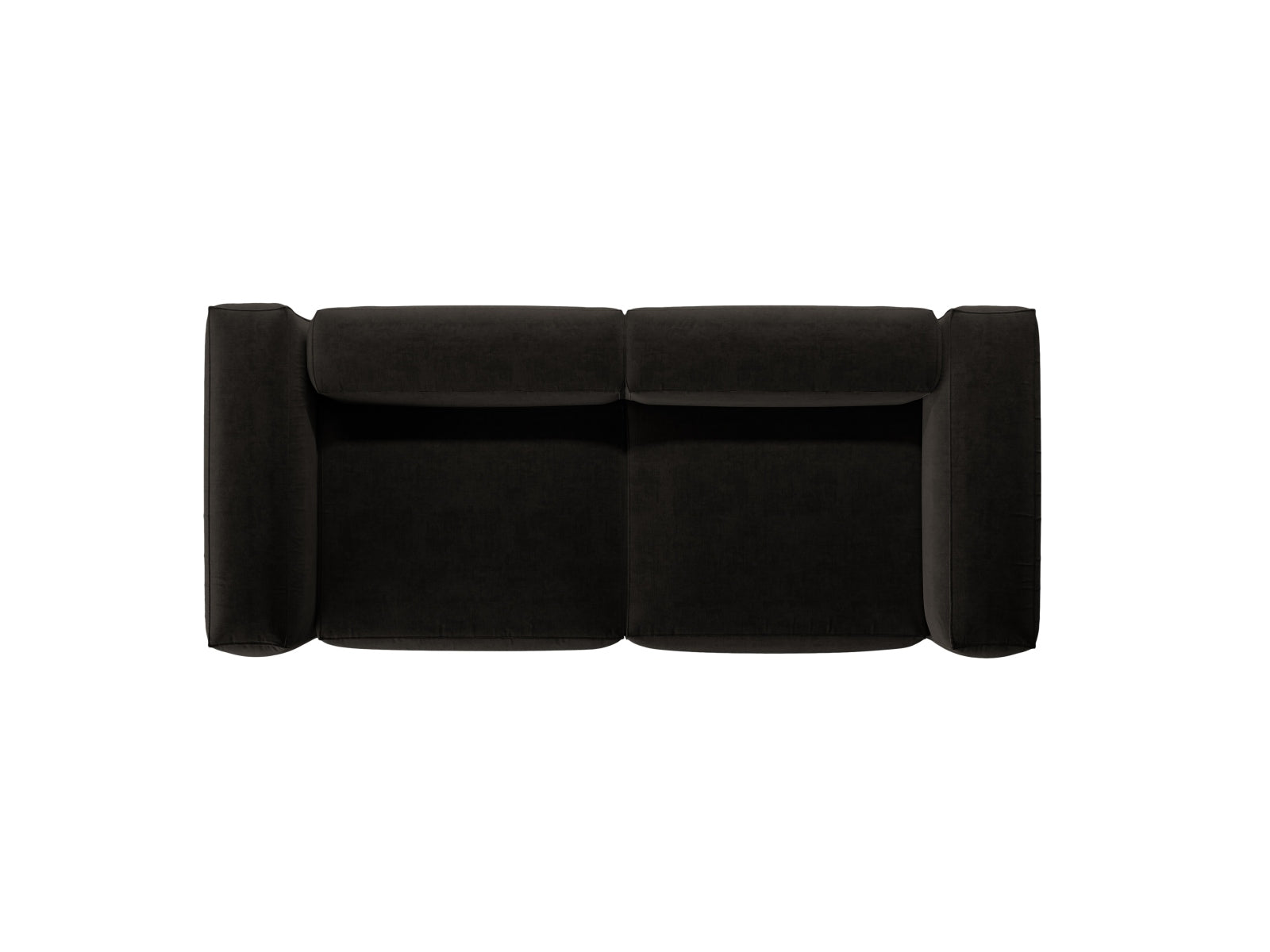 Bergamo Modular Sofa 3 Sitzer in Black-Liberty präsentiert im Onlineshop von KAQTU Design AG. 3er Sofa ist von Cosmopolitan Design