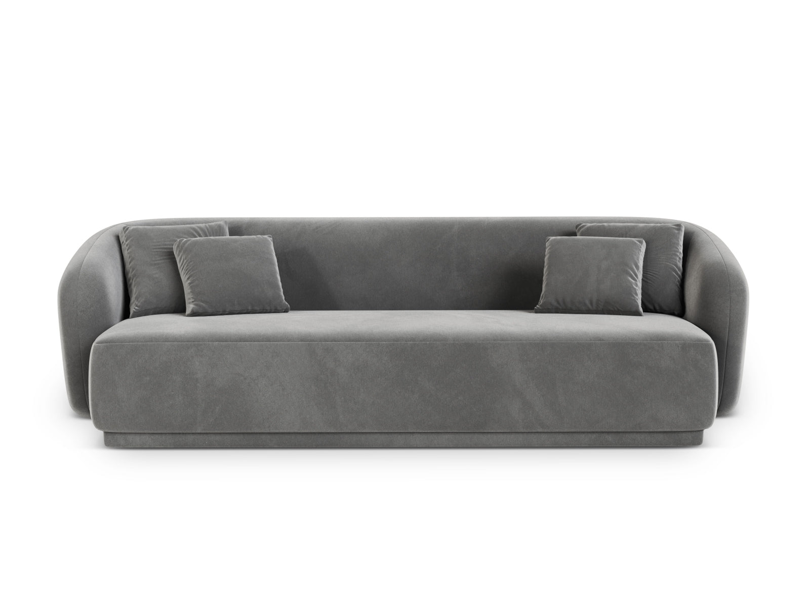 3-Sitzer Sofa Gomera in Grey-Salvador präsentiert im Onlineshop von KAQTU Design AG. 3er Sofa ist von Cosmopolitan Design
