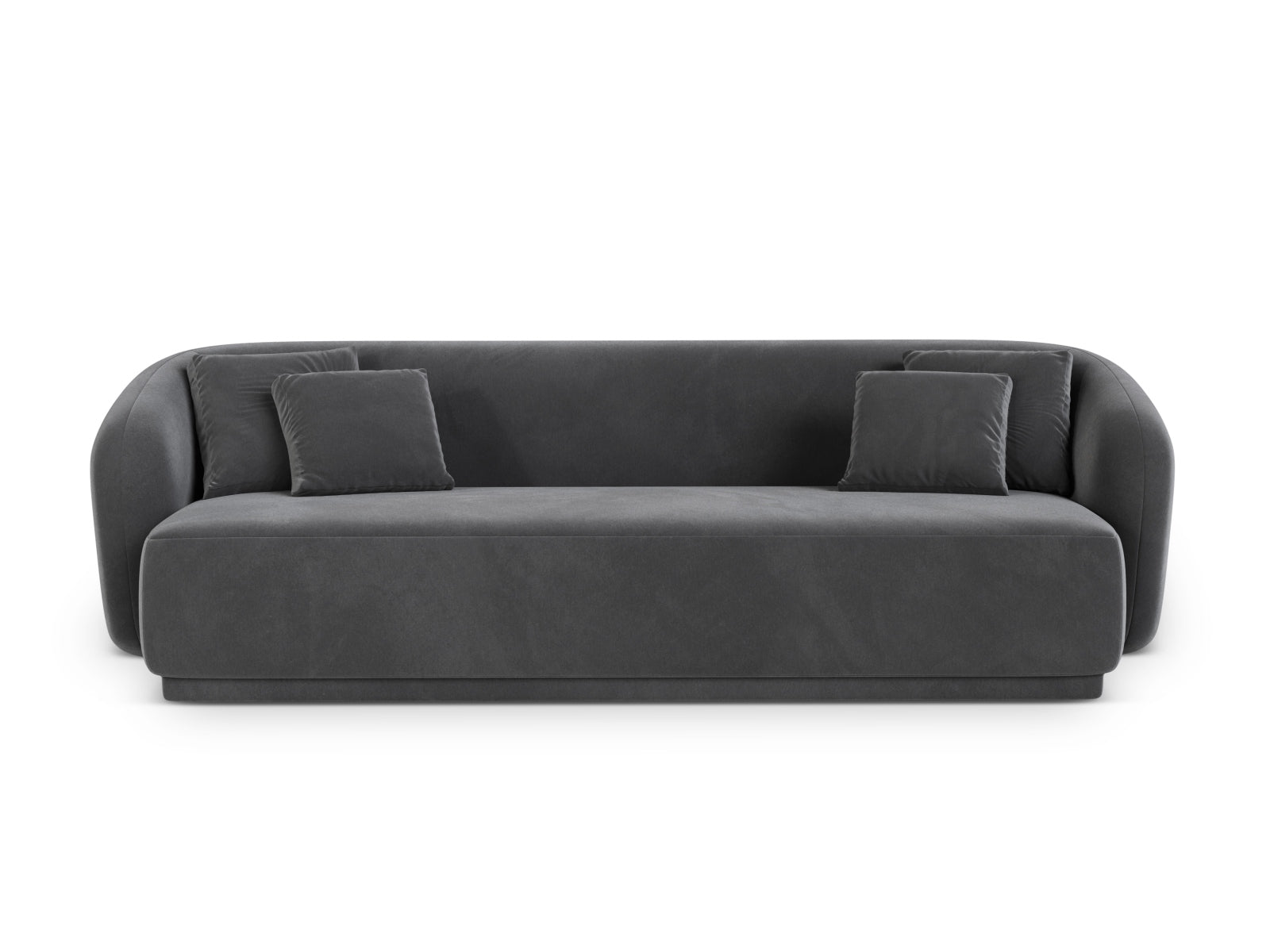 3-Sitzer Sofa Gomera in Dark Grey-Salvador präsentiert im Onlineshop von KAQTU Design AG. 3er Sofa ist von Cosmopolitan Design