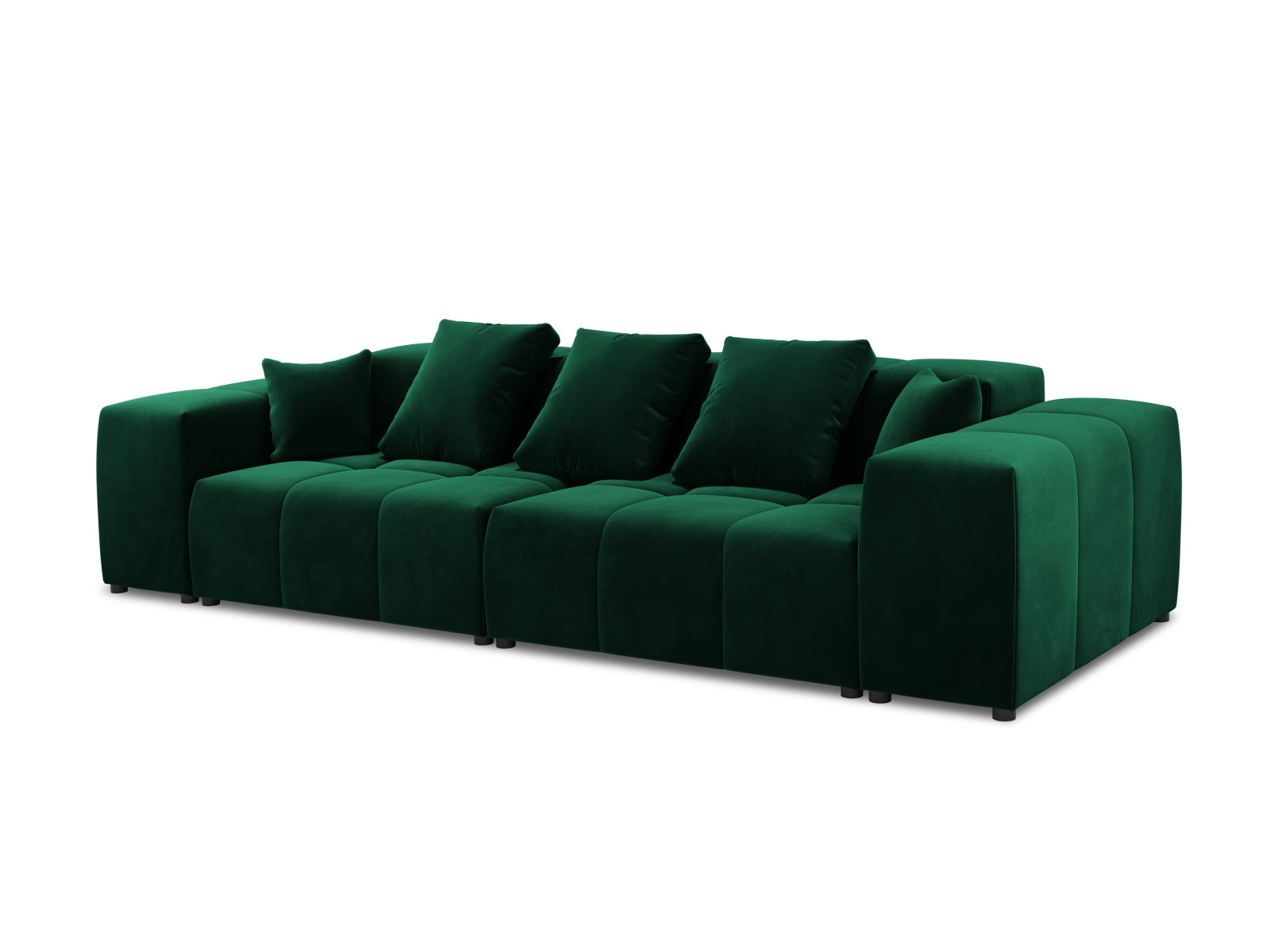 Rome Velour Modular Sofa 3 Sitzer in Bottle Green präsentiert im Onlineshop von KAQTU Design AG. 3er Sofa ist von Cosmopolitan Design