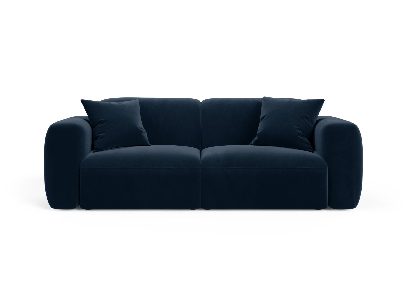 Strino Velour Modular Sofa 3 Sitzer in Royal Blue-Salvador präsentiert im Onlineshop von KAQTU Design AG. 3er Sofa ist von Cosmopolitan Design