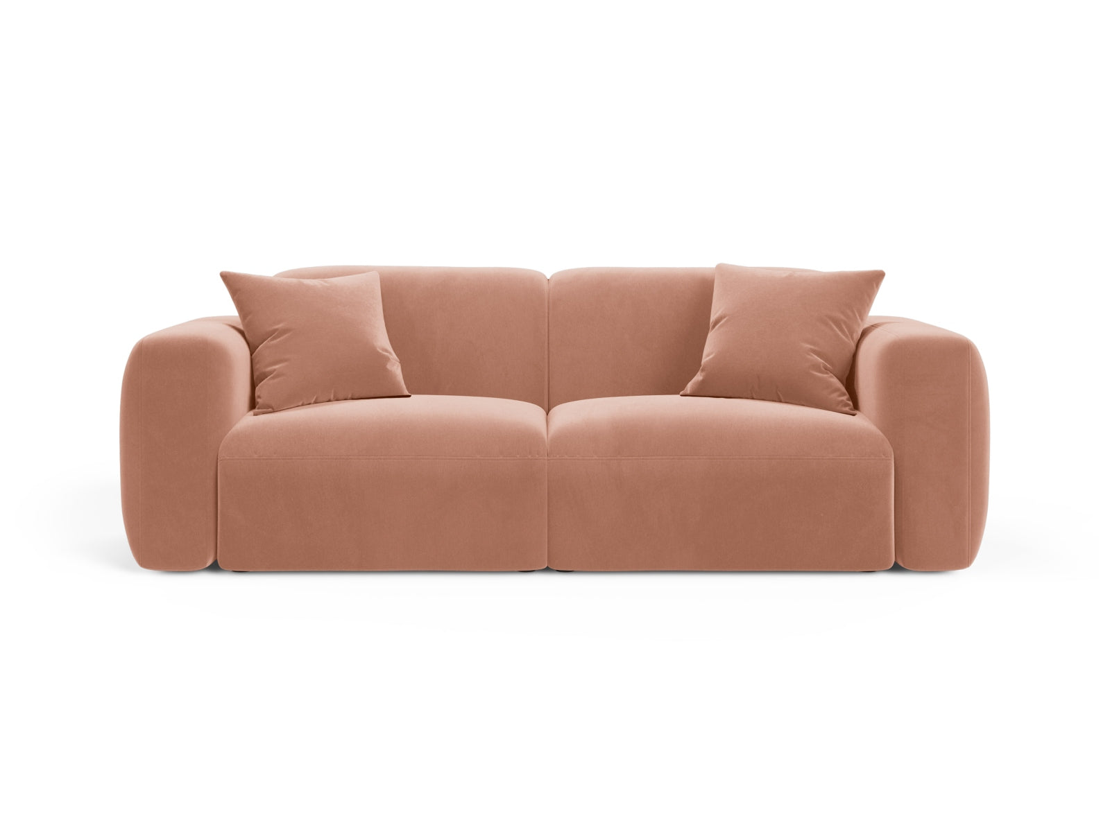 Strino Velour Modular Sofa 3 Sitzer in Pink präsentiert im Onlineshop von KAQTU Design AG. 3er Sofa ist von Cosmopolitan Design