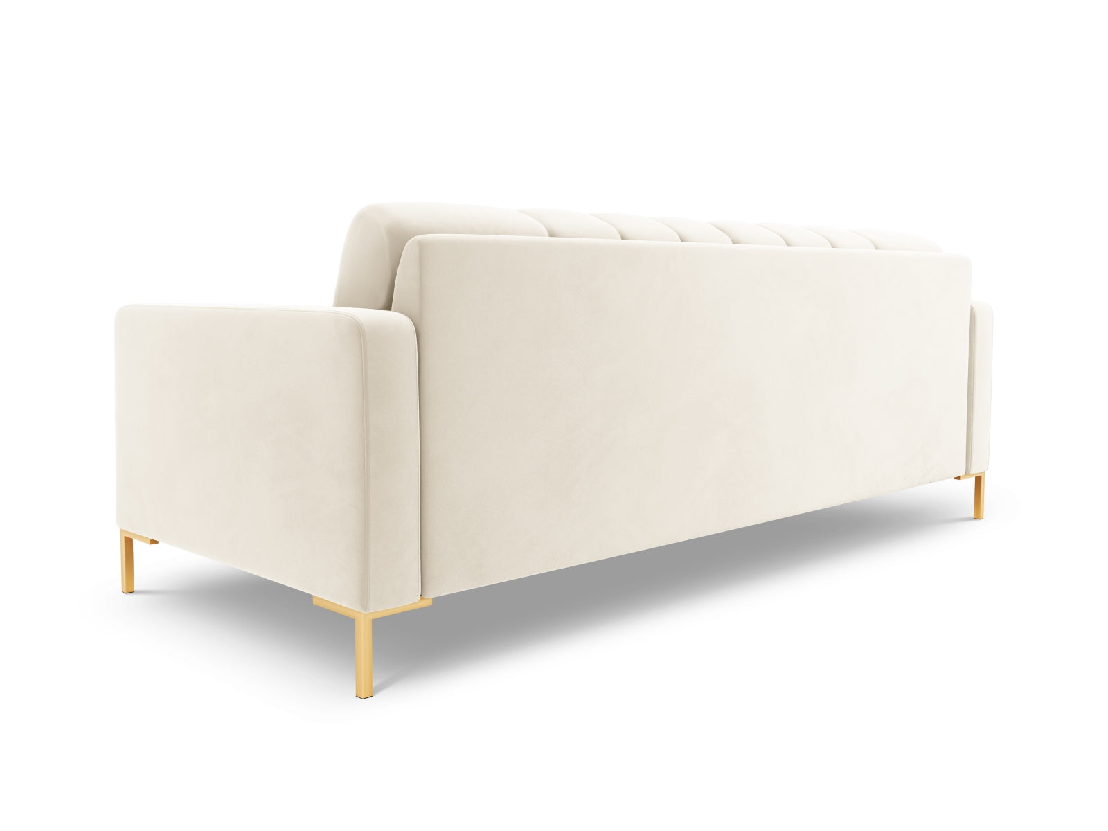 Elegantes 3-Sitzer Sofa Bali in sanftem Beige, ideal für stilvolle Wohnräume, entworfen von Cosmopolitan Design.