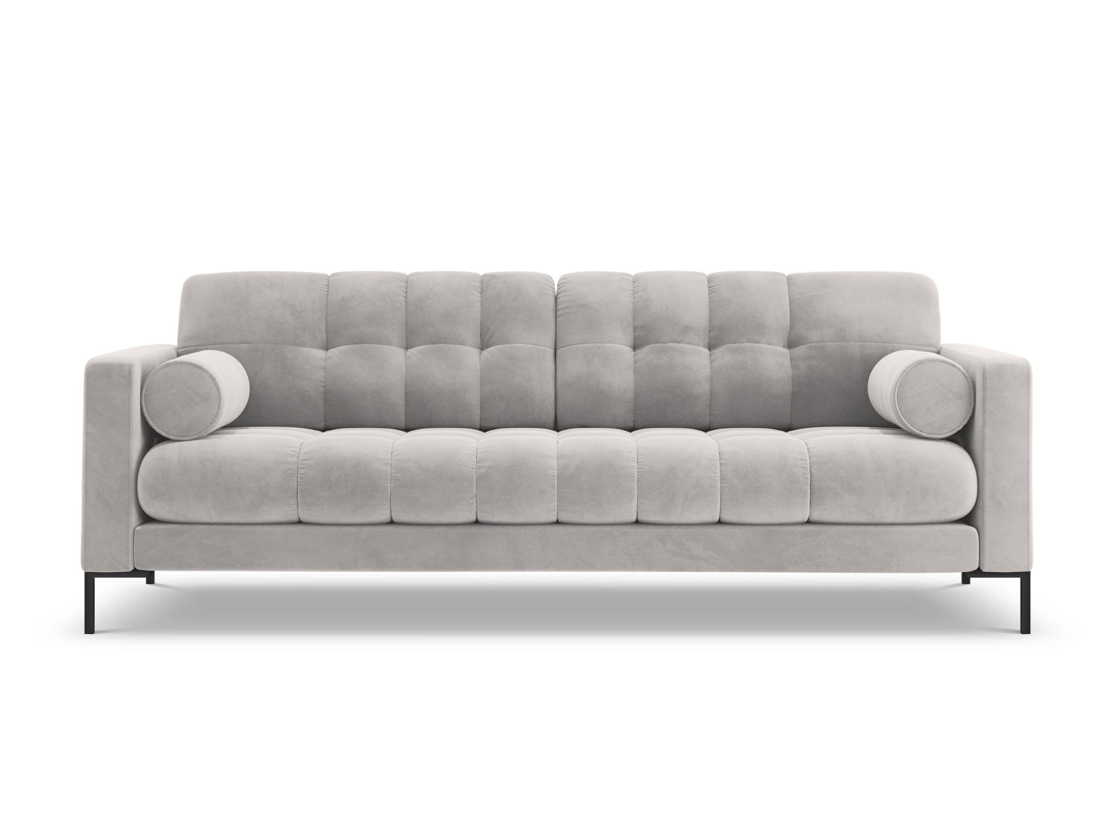 3-Sitzer Sofa Bali in Silver-Bluvel präsentiert im Onlineshop von KAQTU Design AG. 3er Sofa ist von Cosmopolitan Design