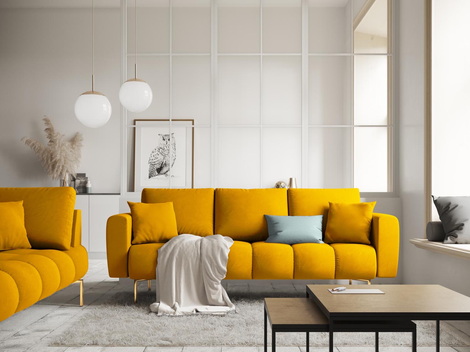 Erleben Sie das stilvolle Hastings Velour Sofa 3 Sitzer von Cosmopolitan Design. Ideal für Ihr Wohnzimmer, vereint es modernen Komfort mit edlem Flair.