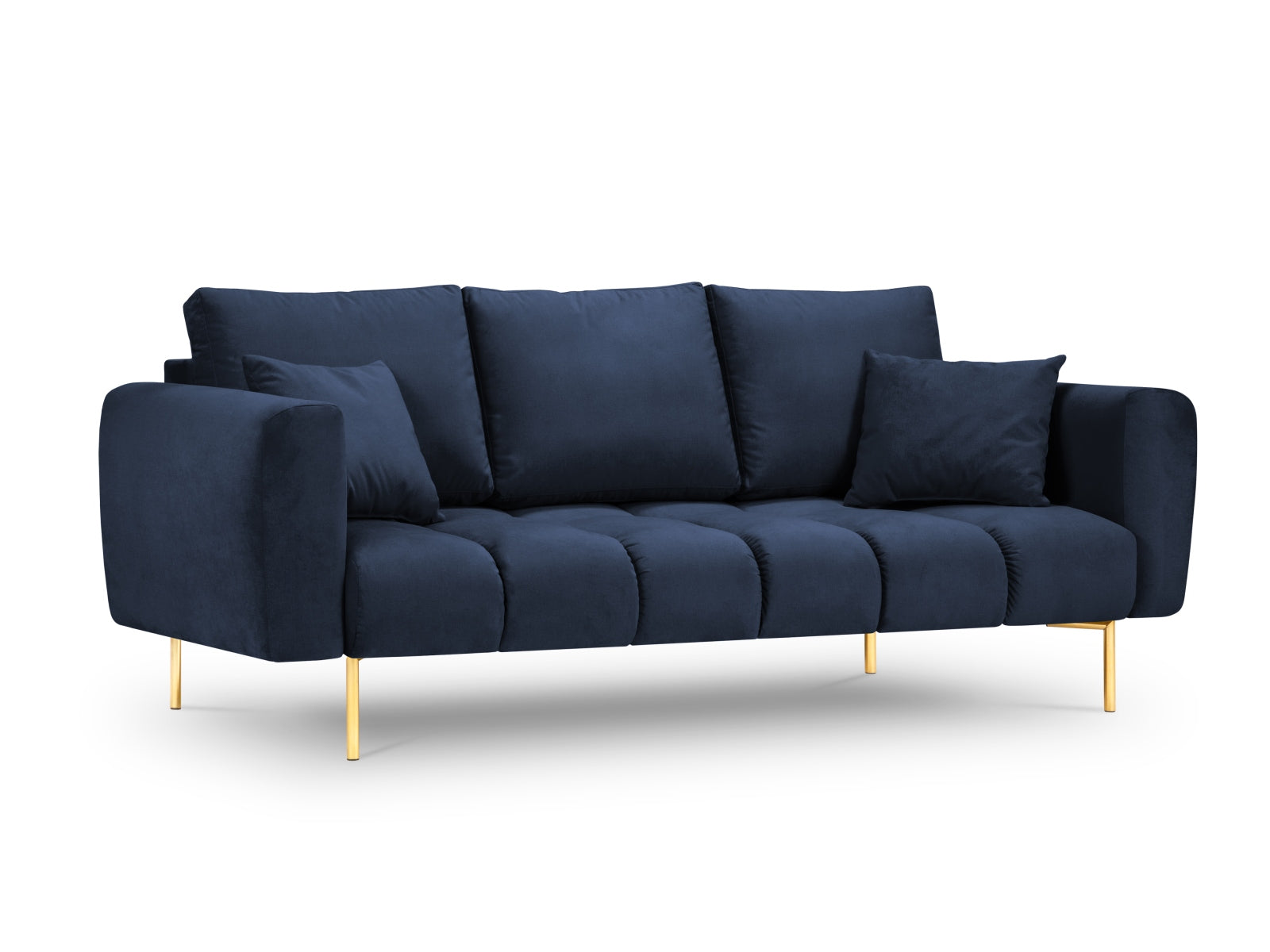 Hastings Velour Sofa 3 Sitzer in Royal Blue präsentiert im Onlineshop von KAQTU Design AG. 3er Sofa ist von Cosmopolitan Design