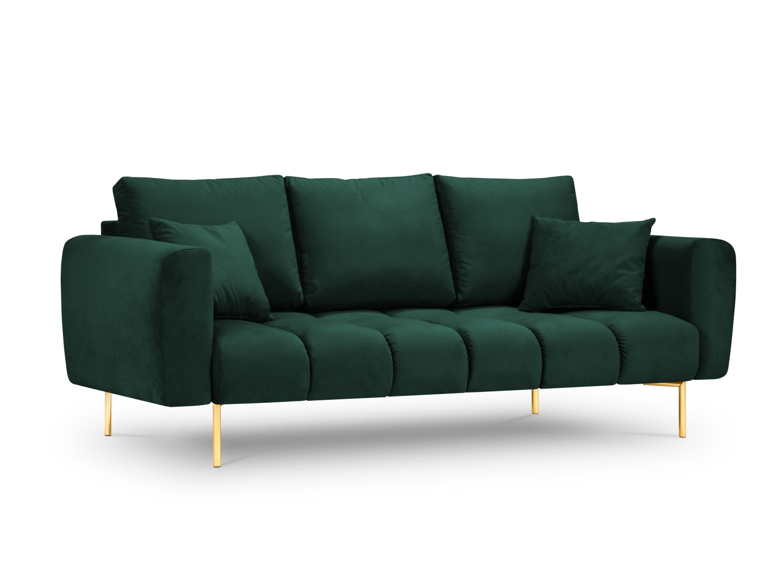 Hastings Velour Sofa 3 Sitzer in Bottle Green präsentiert im Onlineshop von KAQTU Design AG. 3er Sofa ist von Cosmopolitan Design