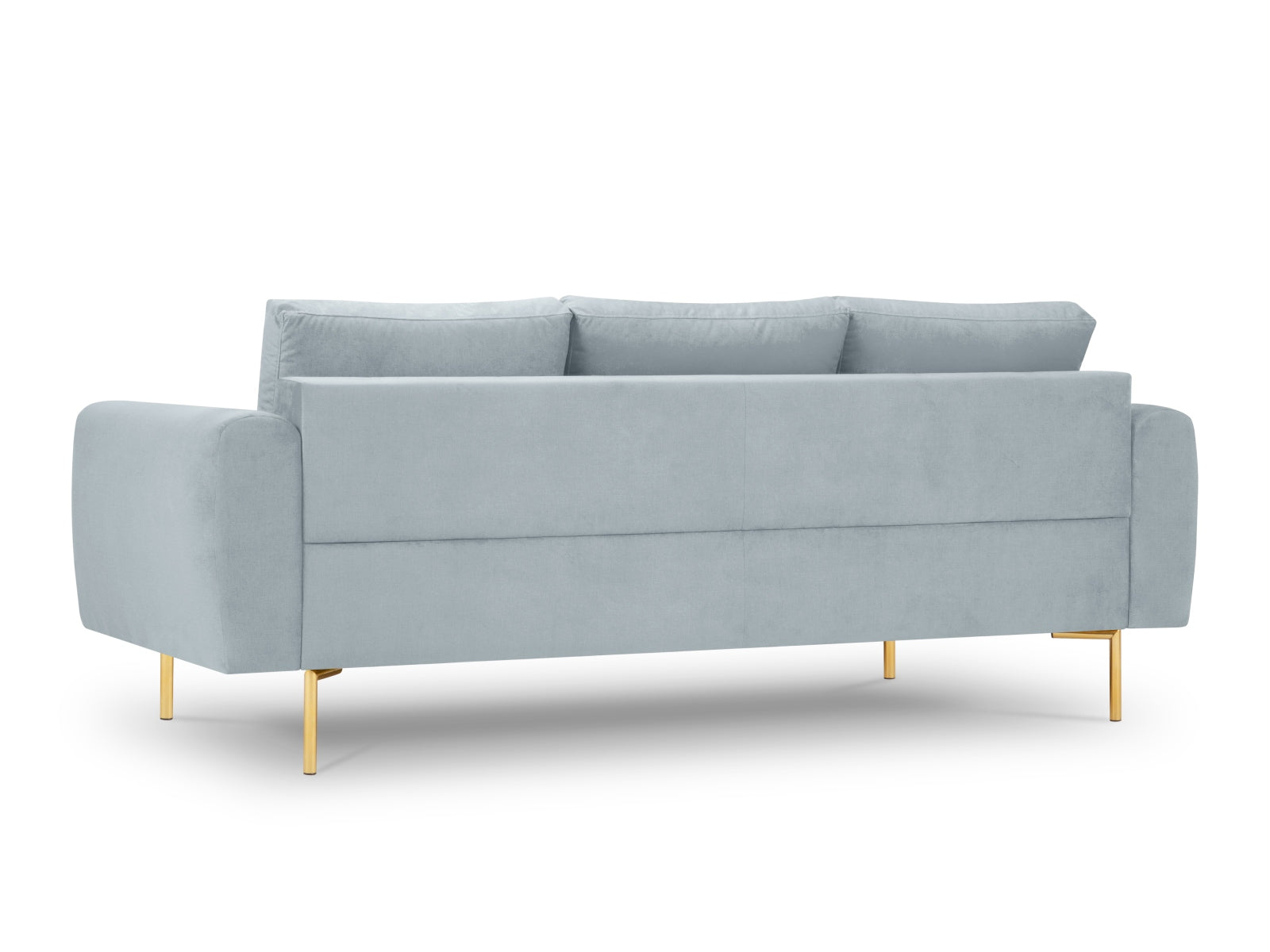Erleben Sie das stilvolle Hastings Velour Sofa 3 Sitzer von Cosmopolitan Design. Ideal für Ihr Wohnzimmer, vereint es modernen Komfort mit edlem Flair.