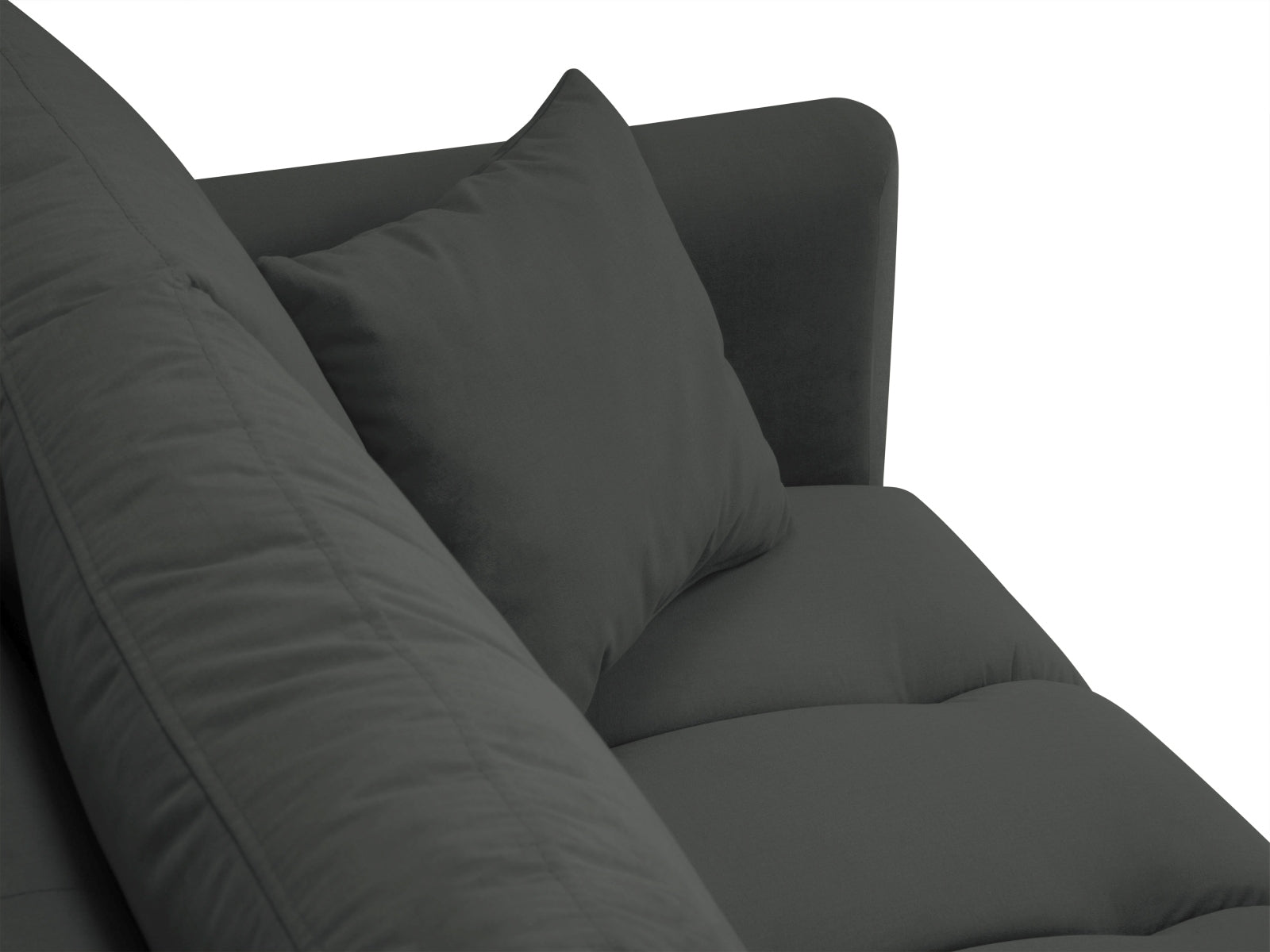 Entdecken Sie das elegante Hastings Velour Sofa 3 Sitzer von Cosmopolitan Design. Perfekt für Ihr Wohnzimmer, bietet es luxuriösen Komfort und zeitloses Design.