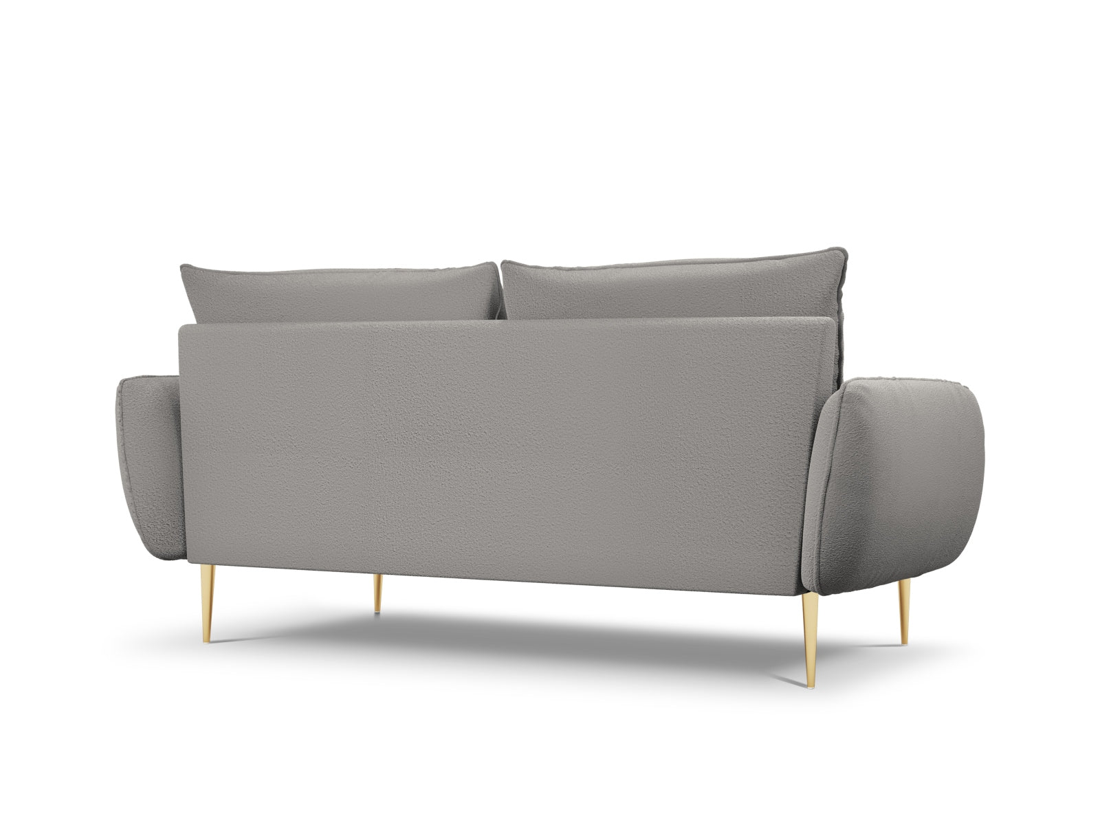 Elegantes 3-Sitzer Sofa aus luxuriösem Boucle-Stoff von Cosmopolitan Design. Ideal für stilvolle Wohnräume und entspannte Stunden.