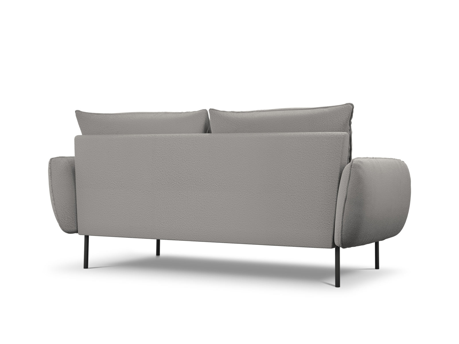 Elegantes 3-Sitzer Sofa "Vienna" mit weicher Boucle-Oberfläche, 92 cm breit, ideal für moderne Wohnräume und stilvolle Akzente.