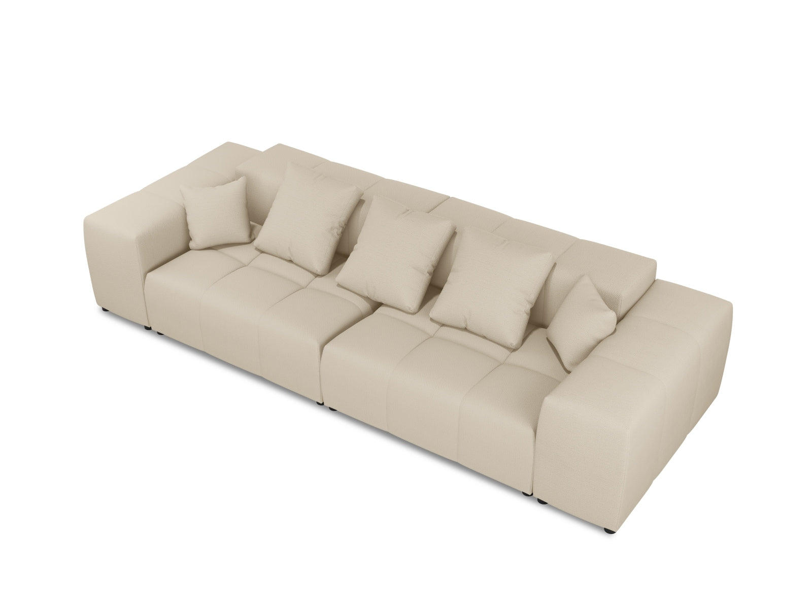 Rome Modular Sofa 3 Sitzer in Beige-Babel präsentiert im Onlineshop von KAQTU Design AG. 3er Sofa ist von Cosmopolitan Design