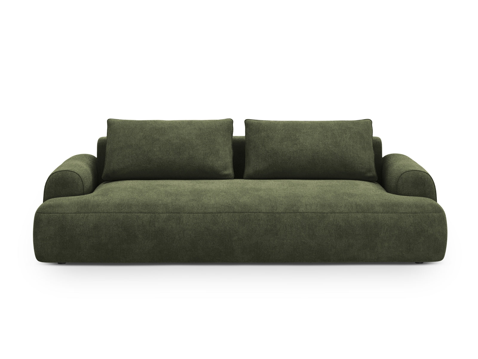 4-Sitzer Sofa Calma mit Schlaffunktion und Stauraum in Green-Vogue präsentiert im Onlineshop von KAQTU Design AG. Bettsofa ist von Cosmopolitan Design