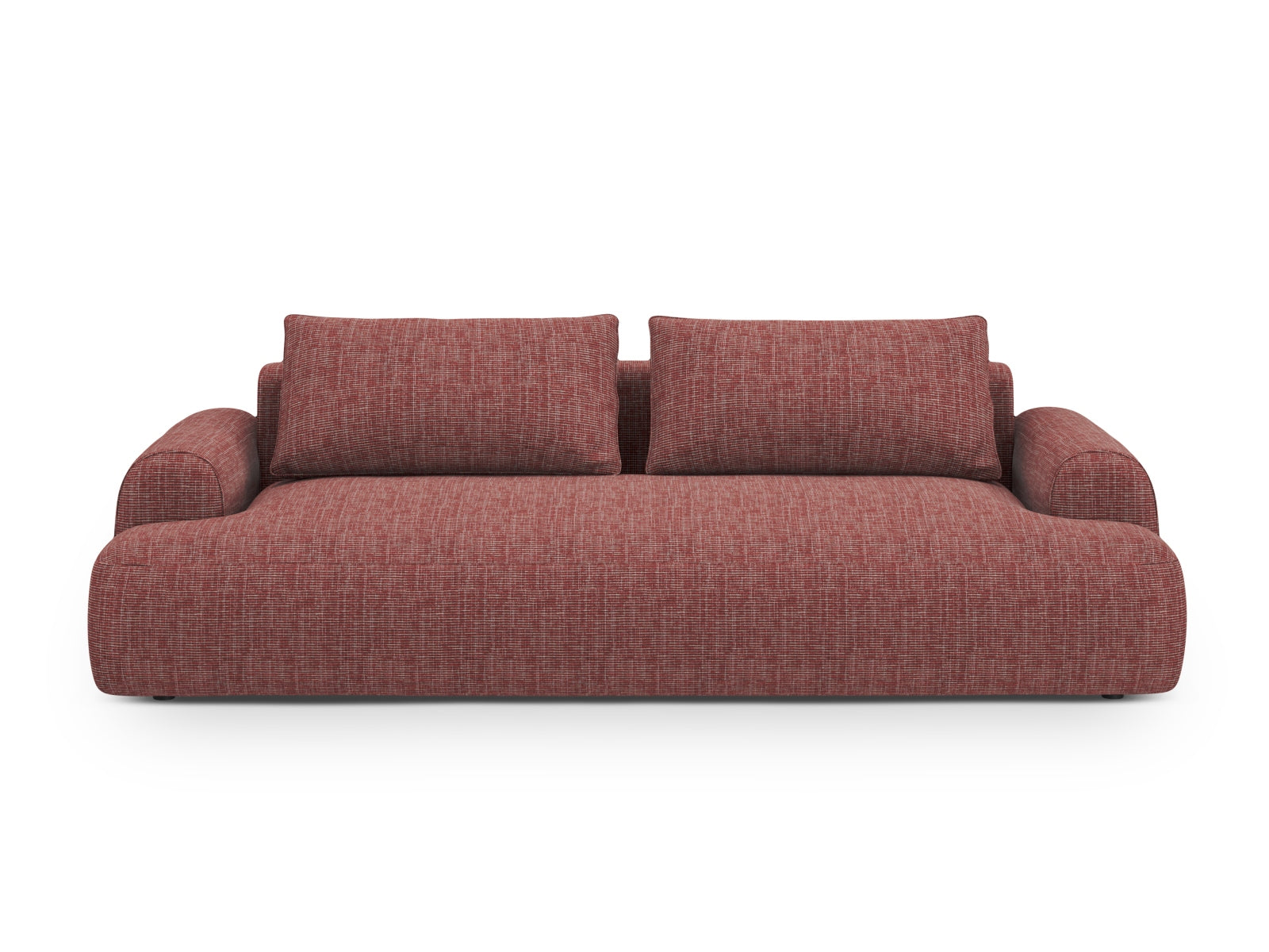 4-Sitzer Sofa Calma mit Schlaffunktion und Stauraum in Red-Baltimore präsentiert im Onlineshop von KAQTU Design AG. Bettsofa ist von Cosmopolitan Design