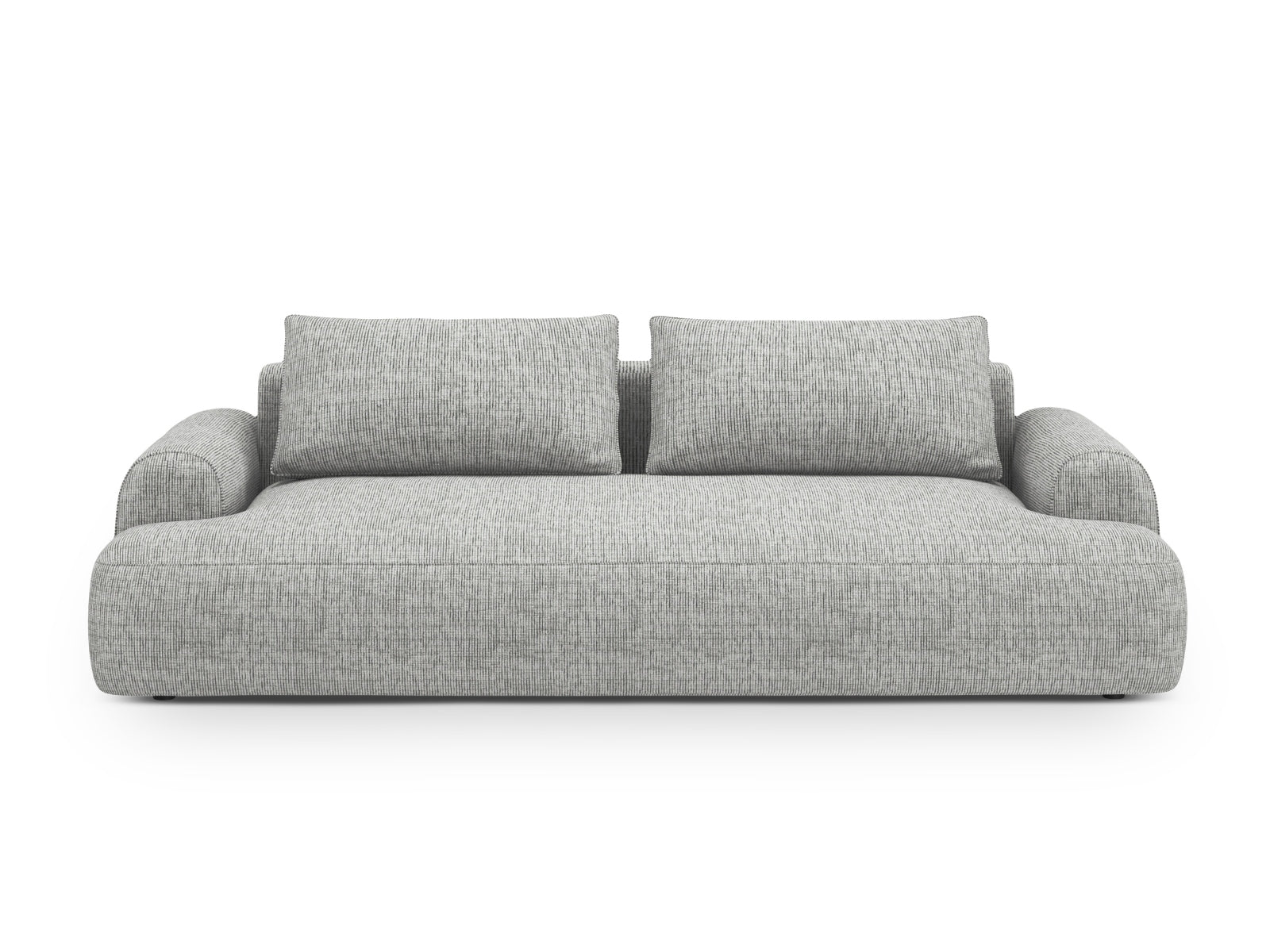 4-Sitzer Sofa Calma mit Schlaffunktion und Stauraum in Warm grey-Baltimore präsentiert im Onlineshop von KAQTU Design AG. Bettsofa ist von Cosmopolitan Design