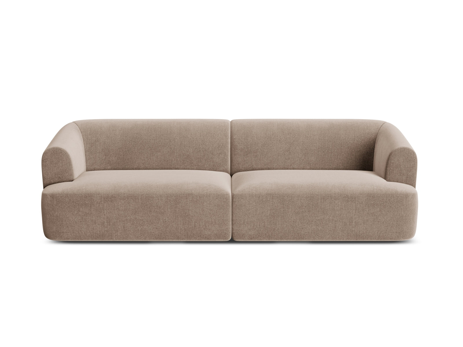 Elegantes 4-Sitzer Sofa Campi in stilvollem Dunkelbeige, ideal für moderne Wohnkonzepte und flexible Raumlösungen.