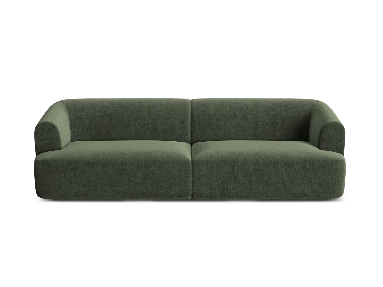 Elegantes 4-Sitzer Sofa Campi in der Farbe Green-Vogue, ideal für stilvolle Wohnräume und entspannte Stunden. Erhältlich bei KAQTU.