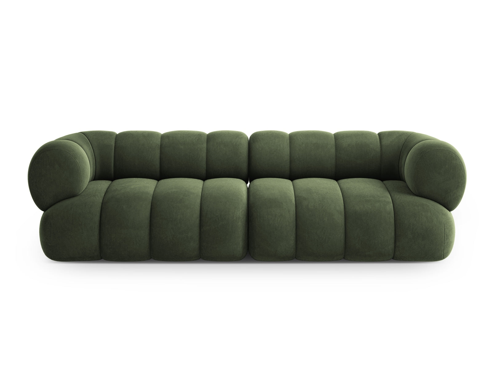 Koge Velour Sofa 4 Sitzer 95cm in Green präsentiert im Onlineshop von KAQTU Design AG. 4er Sofa ist von Cosmopolitan Design