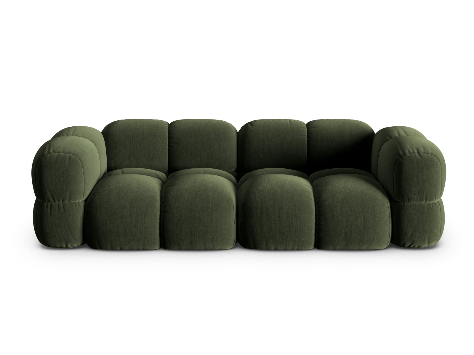 Loretto Velour Sofa 4 Sitzer 100cm in Green präsentiert im Onlineshop von KAQTU Design AG. 4er Sofa ist von Cosmopolitan Design