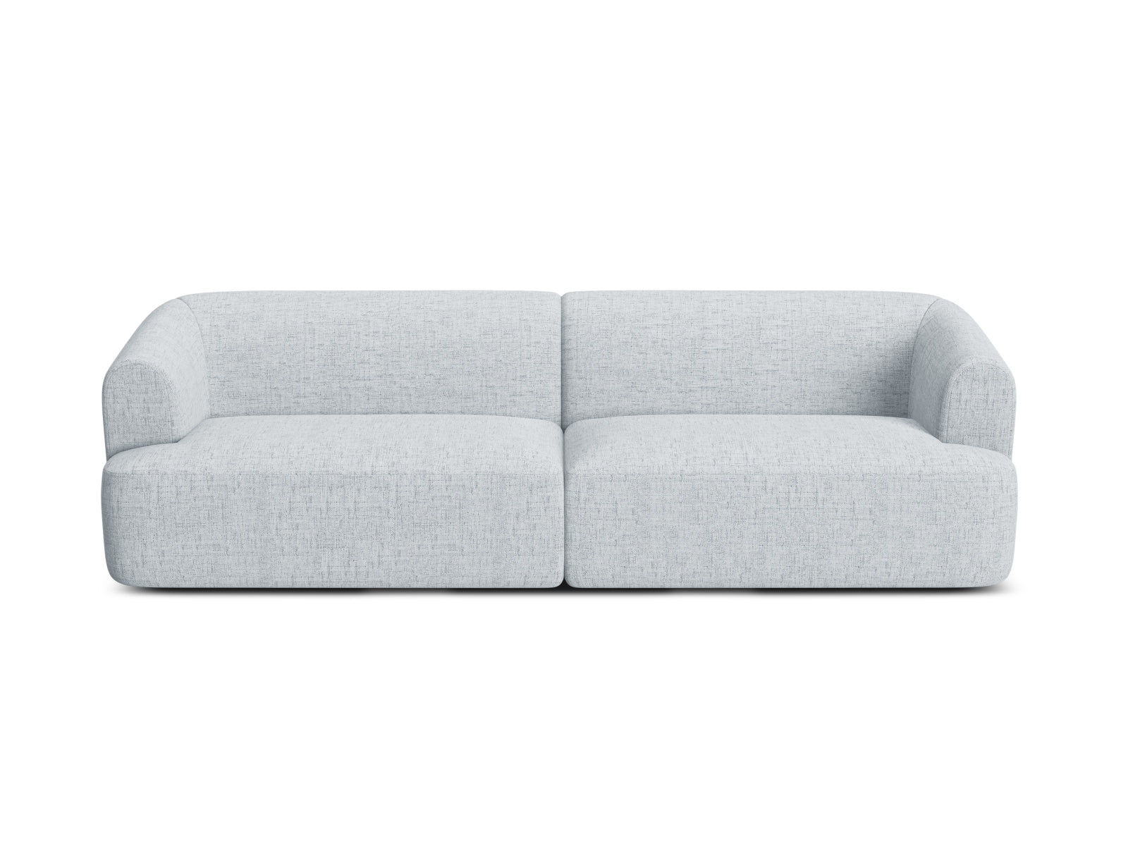 Elegantes 4-Sitzer Sofa Campi in modernen Grautönen, ideal für stilvolle Wohnräume und gesellige Abende mit Freunden.