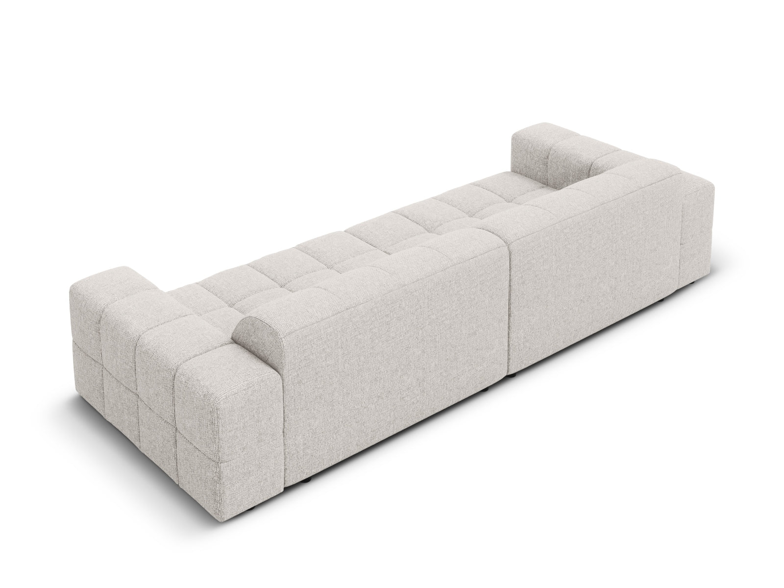 Elegantes 4-Sitzer Sofa Chicago in dezentem Grau, ideal für stilvolle Wohnräume. Hochwertiges Design von Cosmopolitan für Komfort und Ästhetik.