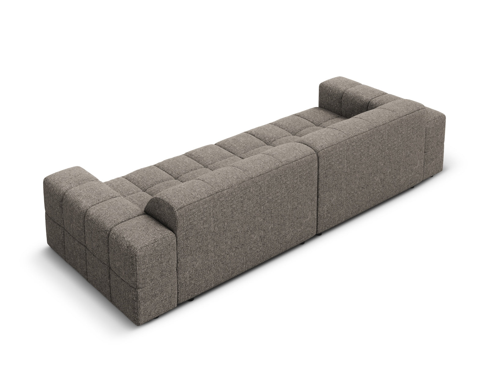 Elegantes 4-Sitzer Sofa Chicago in modernem Grau, ideal für stilvolle Wohnräume und gemütliche Stunden mit Freunden und Familie.