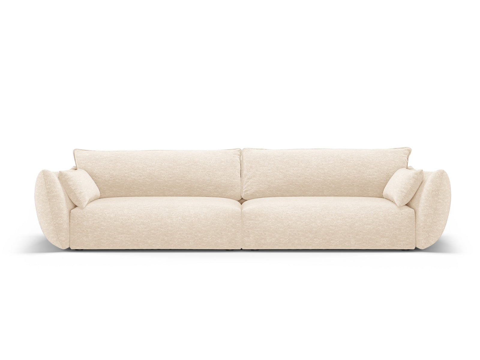 4-Sitzer Sofa Matera in Light Beige-Haga präsentiert im Onlineshop von KAQTU Design AG. 4er Sofa ist von Cosmopolitan Design