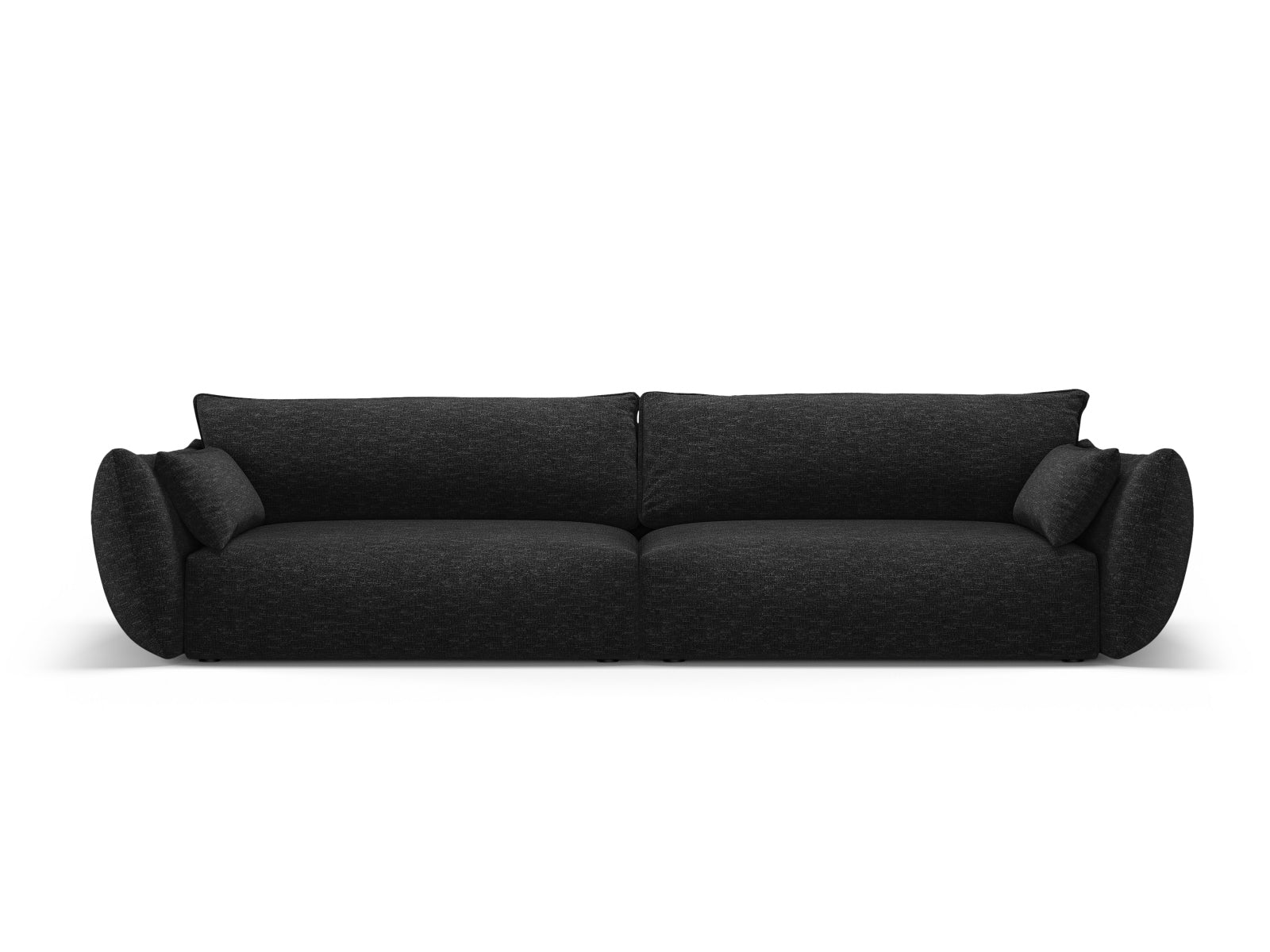 4-Sitzer Sofa Matera in Black-Haga präsentiert im Onlineshop von KAQTU Design AG. 4er Sofa ist von Cosmopolitan Design