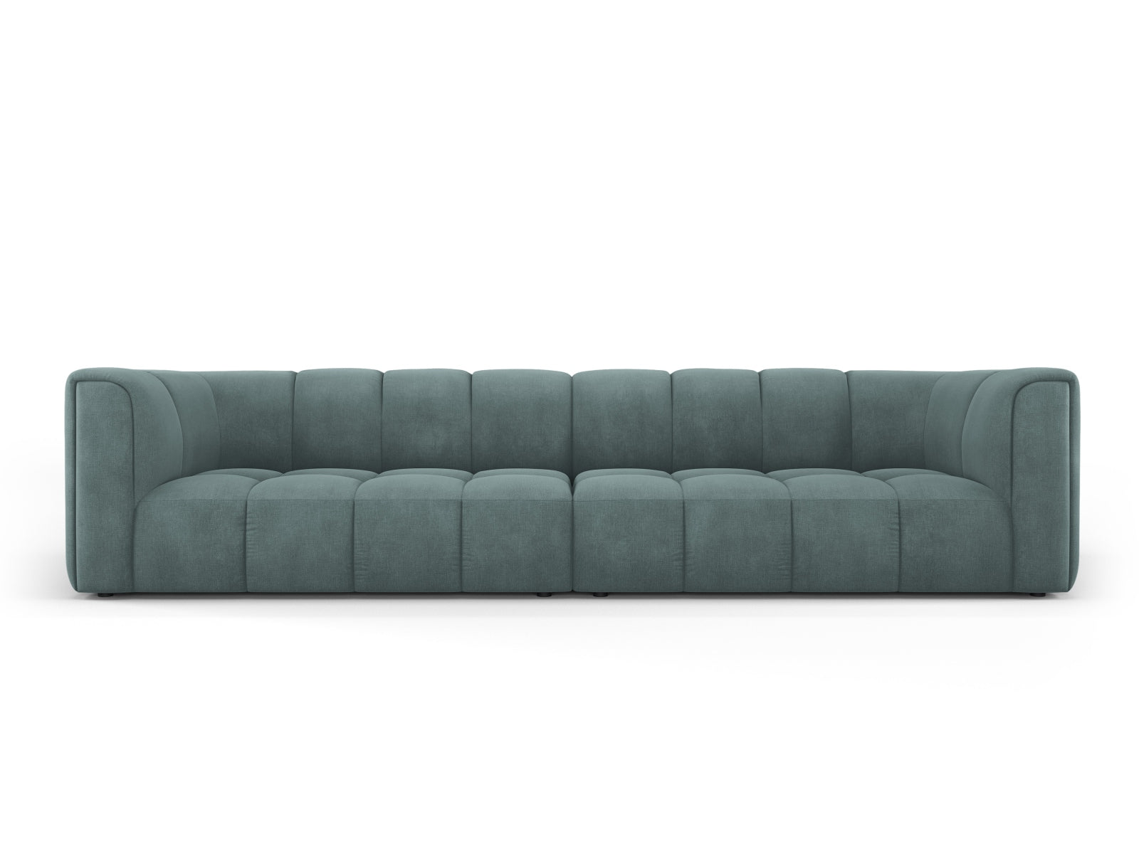 4-Sitzer Modular Sofa Moritz in Sea Green-Rebel präsentiert im Onlineshop von KAQTU Design AG. 4er Sofa ist von Cosmopolitan Design