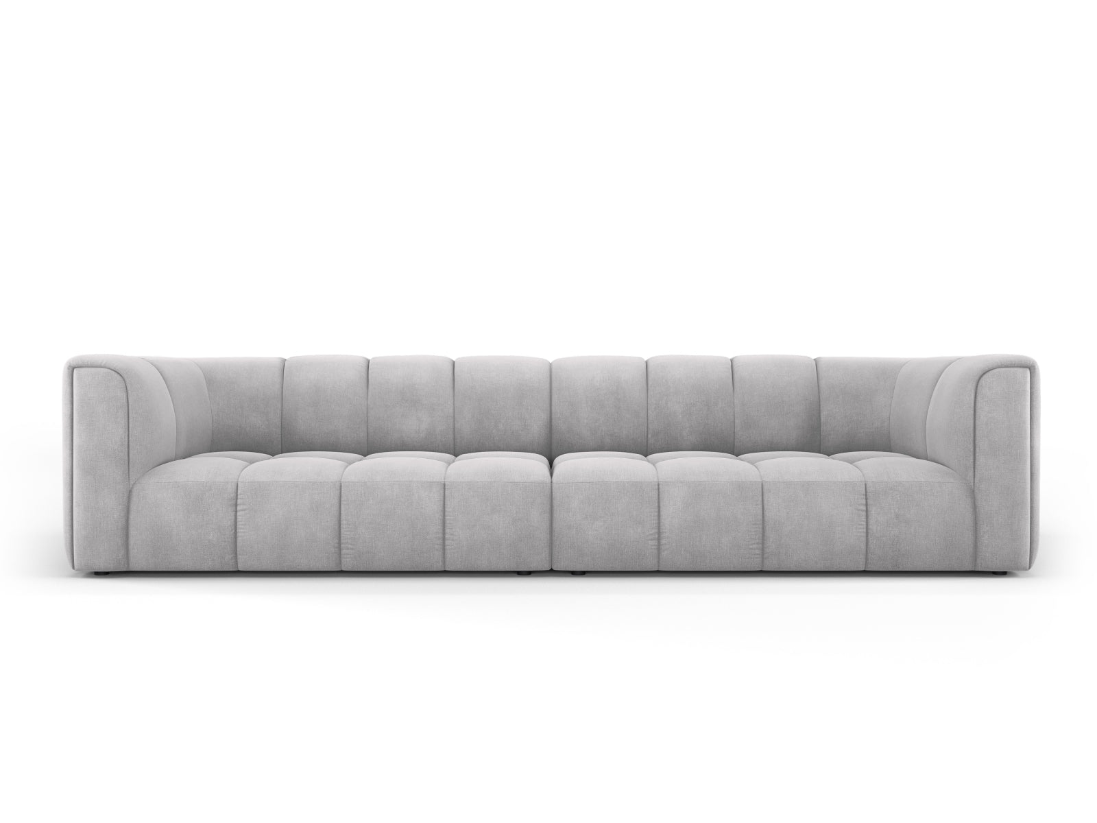 4-Sitzer Modular Sofa Moritz in Light Grey-Rebel präsentiert im Onlineshop von KAQTU Design AG. 4er Sofa ist von Cosmopolitan Design