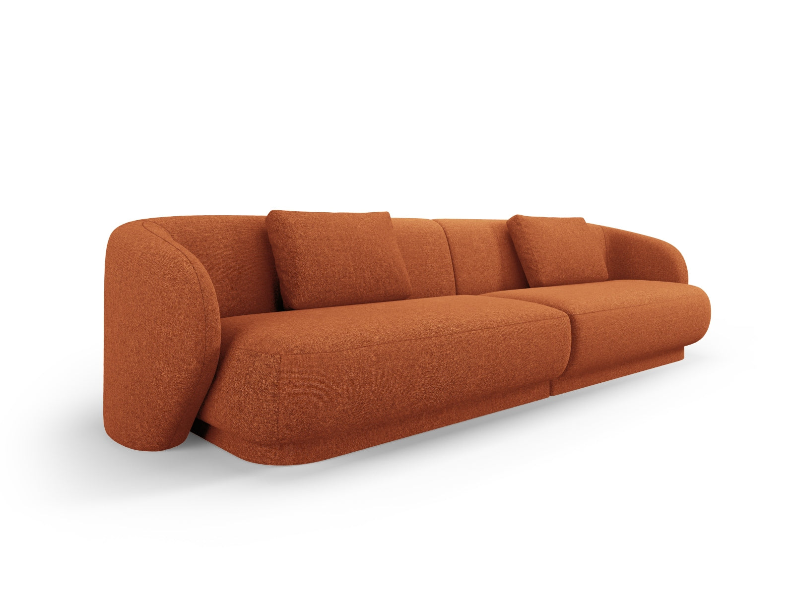 Camden Sofa 4 Sitzer in Terracotta Melange präsentiert im Onlineshop von KAQTU Design AG. Sofa ist von Cosmopolitan Design