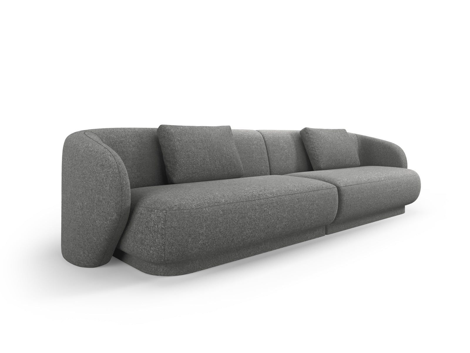 Camden Sofa 4 Sitzer in Dark Grey Melange präsentiert im Onlineshop von KAQTU Design AG. Sofa ist von Cosmopolitan Design