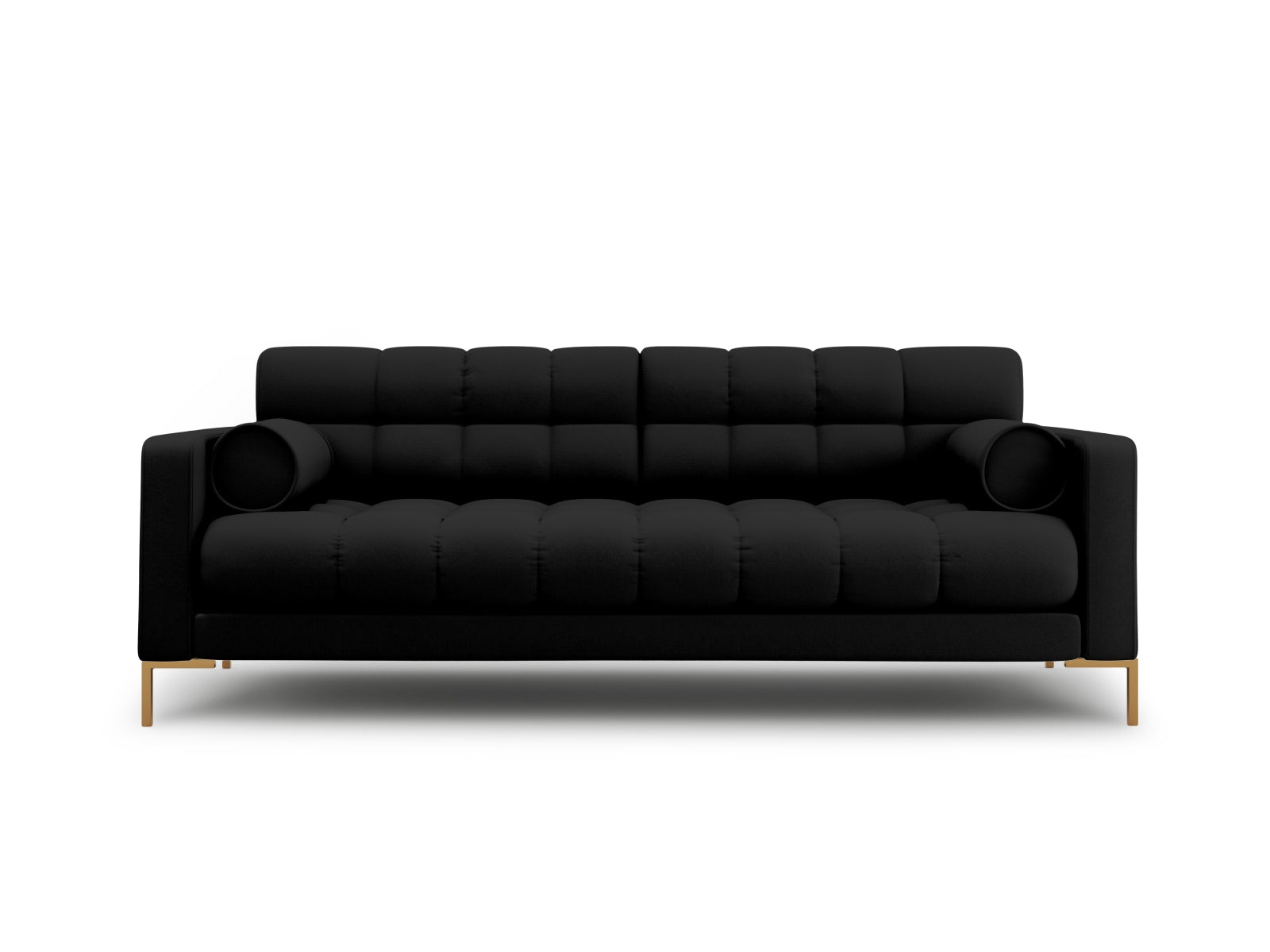 Elegantes 4-Sitzer Sofa Bali von Cosmopolitan Design in Schwarz und Neve, ideal für moderne Wohnzimmer und entspannte Stunden.