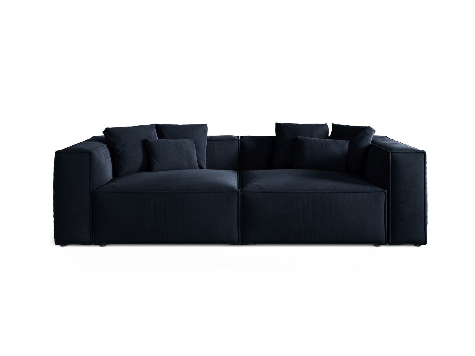 4-Sitzer Sofa Aveiro in Royal Blue-Casino präsentiert im Onlineshop von KAQTU Design AG. 4er Sofa ist von Cosmopolitan Design