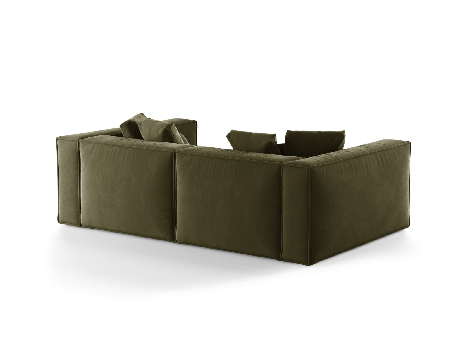 Elegantes 4-Sitzer Sofa Aveiro in sanftem Mintgrün, ideal für stilvolle Wohnräume und entspannte Abende, erhältlich bei KAQTU.