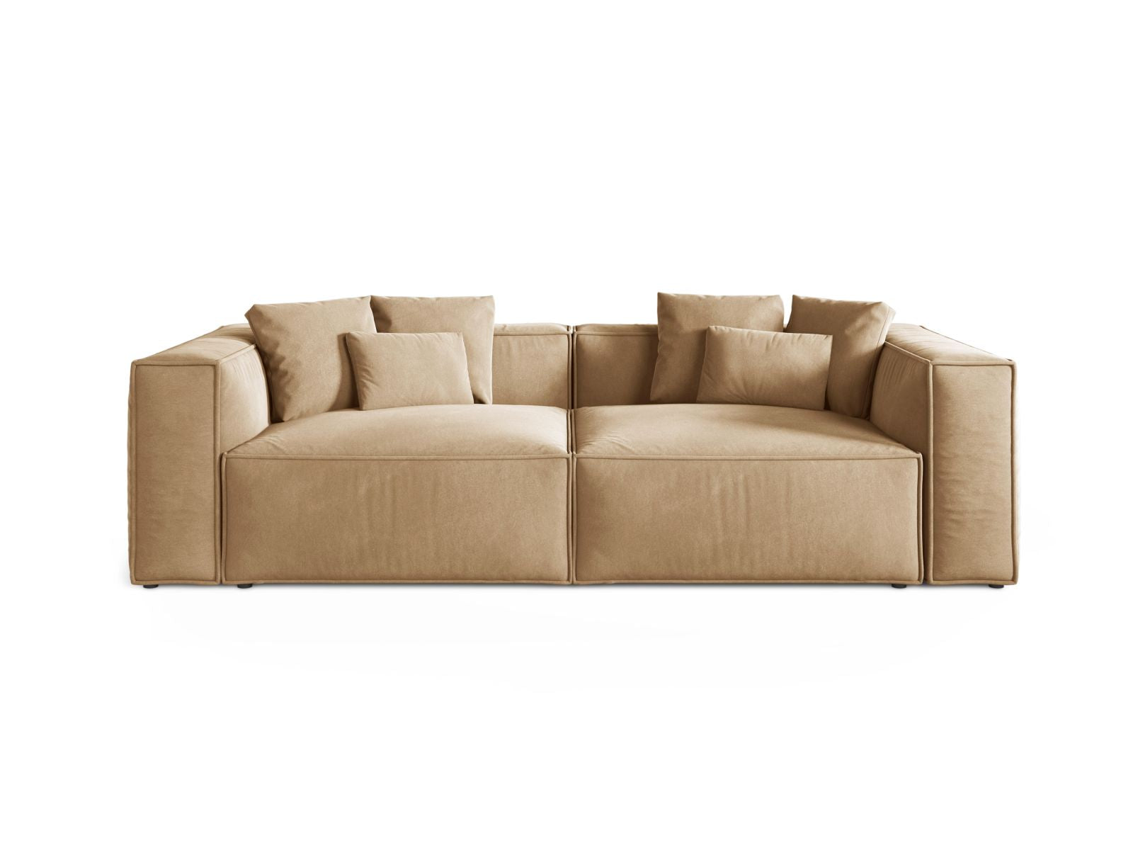 4-Sitzer Sofa Aveiro in Sand-Casino präsentiert im Onlineshop von KAQTU Design AG. 4er Sofa ist von Cosmopolitan Design
