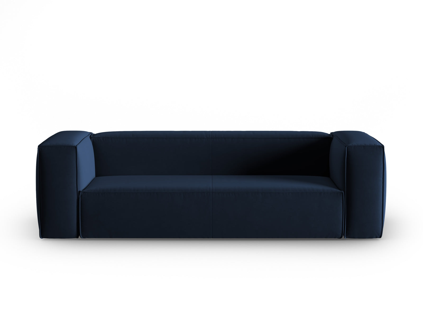 Mackay Velour Sofa 4 Sitzer in Royal Blue präsentiert im Onlineshop von KAQTU Design AG. 4er Sofa ist von Cosmopolitan Design