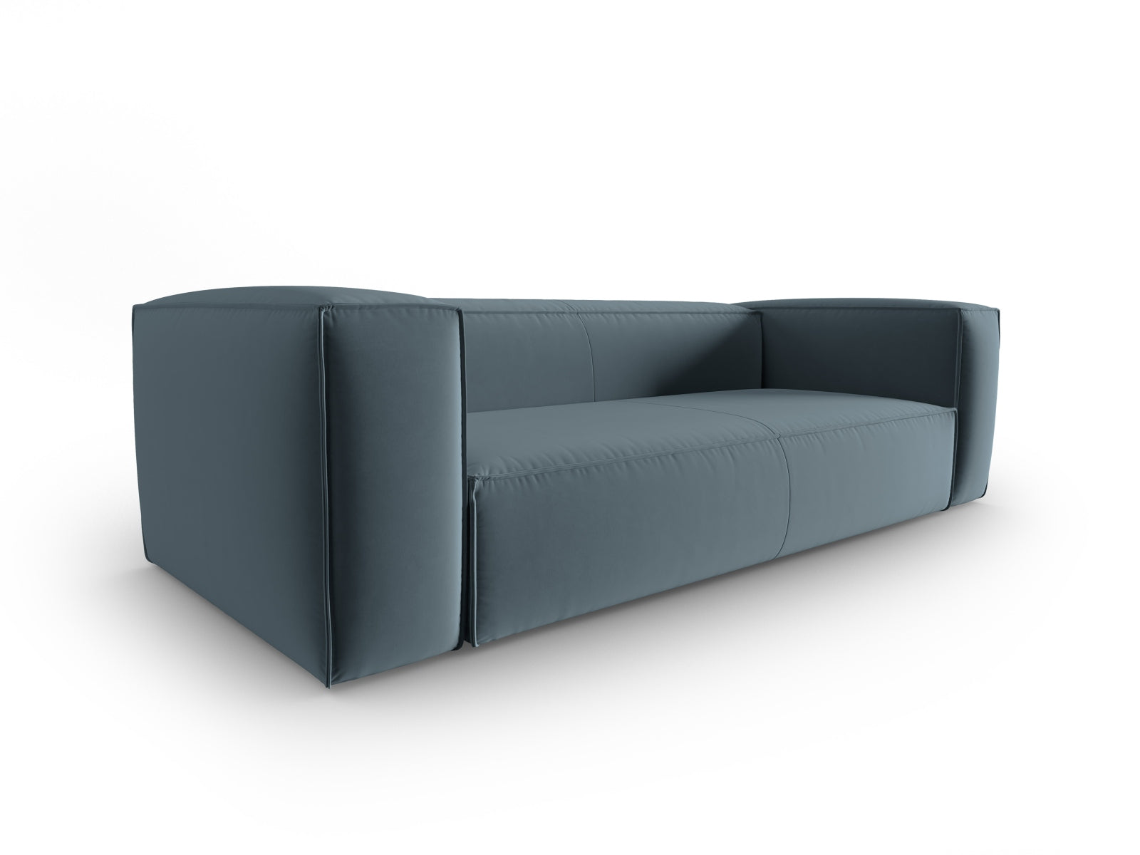 Erleben Sie das stilvolle Mackay Velour Sofa 4 Sitzer von Cosmopolitan Design – ideal für zeitgemässe Wohnräume und höchsten Sitzkomfort!