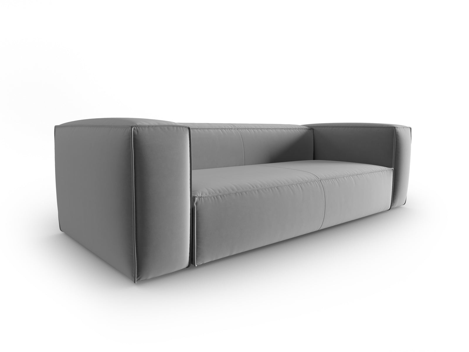Erleben Sie das stilvolle Mackay Velour Sofa 4 Sitzer von Cosmopolitan Design – ideal für zeitgemässe Wohnräume und höchsten Sitzkomfort!