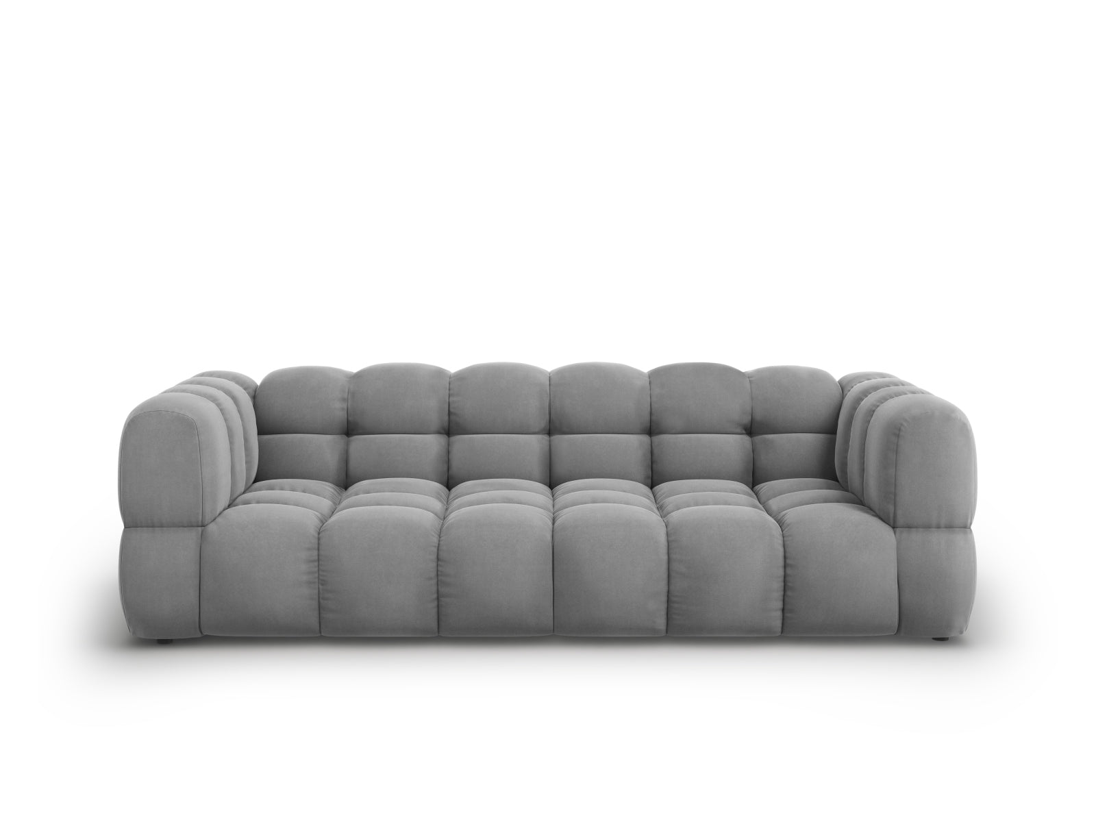 Sky Velour modulares Sofa 4 Sitzer 102cm in Light Grey-Casino präsentiert im Onlineshop von KAQTU Design AG. 3er Sofa ist von Cosmopolitan Design