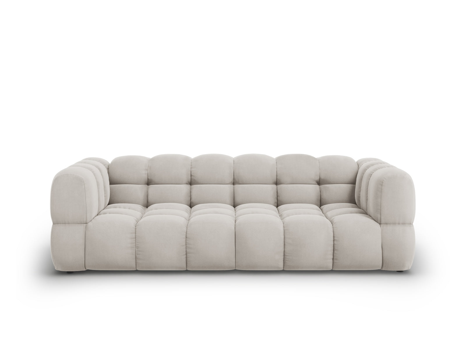 Sky Velour modulares Sofa 4 Sitzer 102cm in Light Beige-Casino präsentiert im Onlineshop von KAQTU Design AG. 3er Sofa ist von Cosmopolitan Design