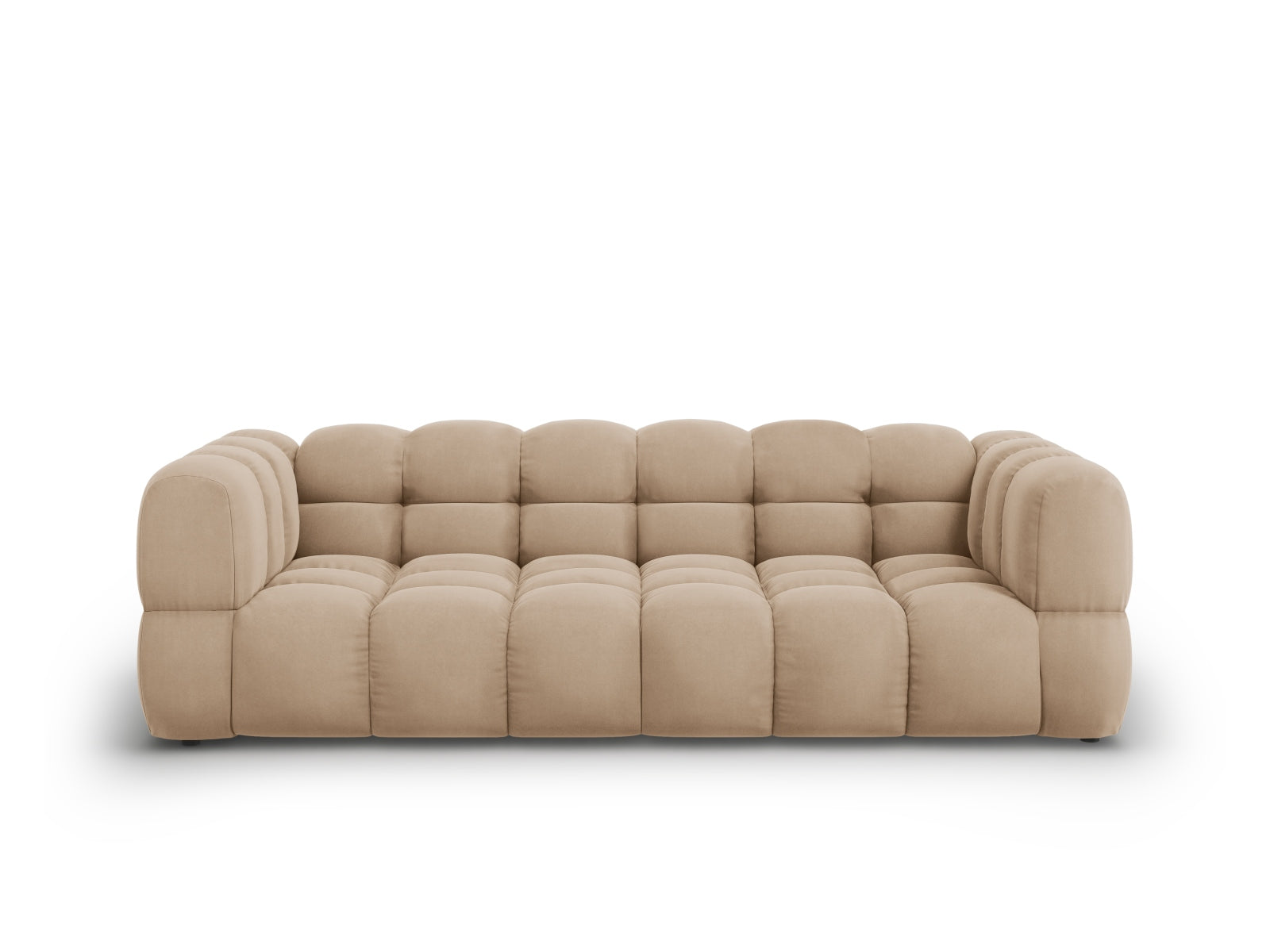 Sky Velour modulares Sofa 4 Sitzer 102cm in Sand präsentiert im Onlineshop von KAQTU Design AG. 3er Sofa ist von Cosmopolitan Design