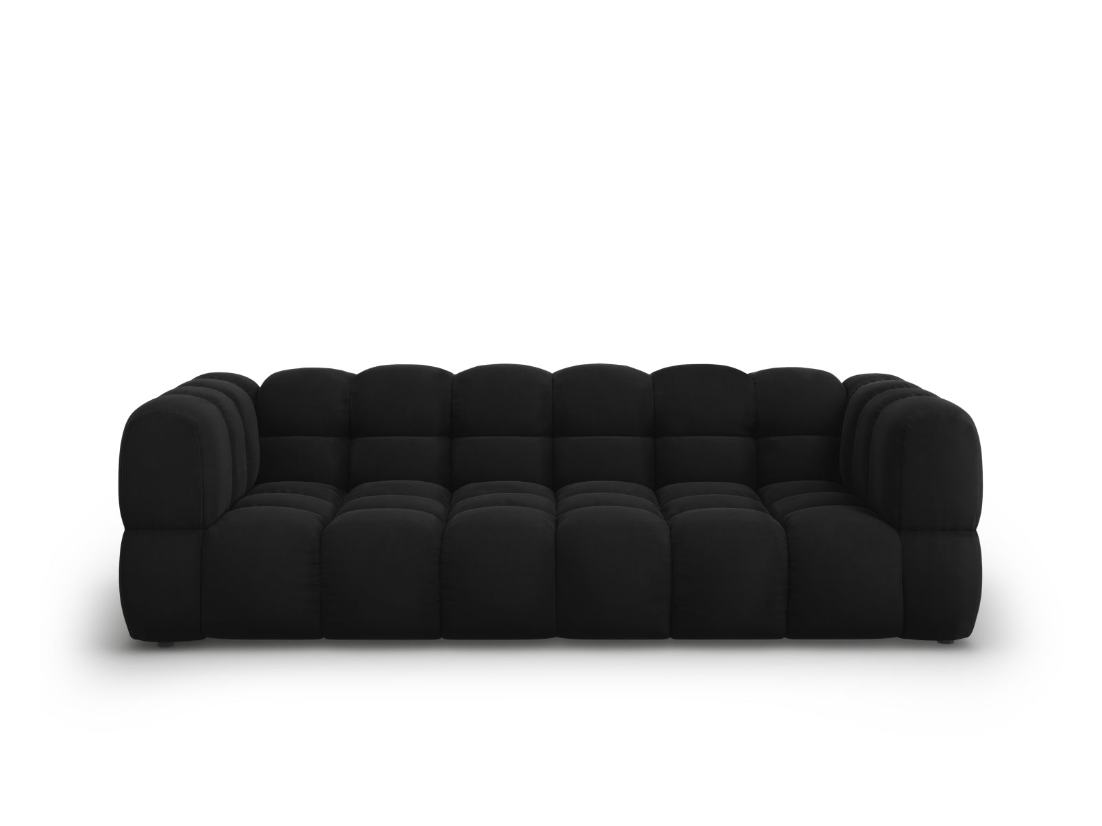 Sky Velour modulares Sofa 4 Sitzer 102cm in Black präsentiert im Onlineshop von KAQTU Design AG. 3er Sofa ist von Cosmopolitan Design